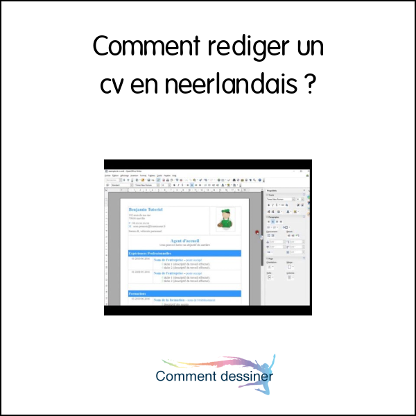 Comment rédiger un cv en néerlandais